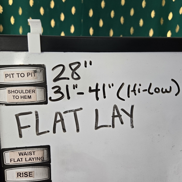 Cato Green Metallic Gold Semi Sheer High-Low Tunic Blouse Top Plus Size 22/24W - Picture 14 of 14